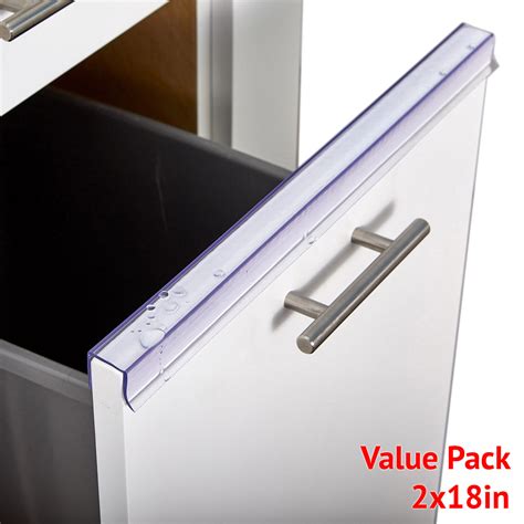 stainless steel guards for kitchen cabinet doors|edge of cabinet door protectors.